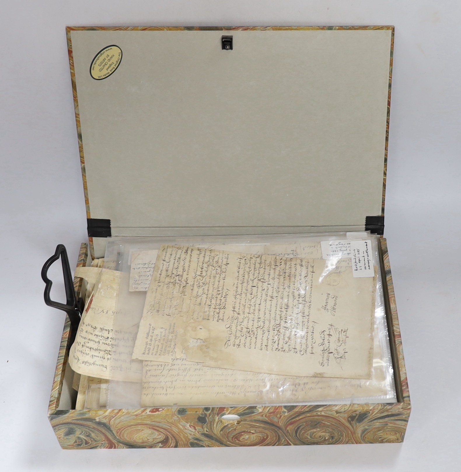 Collection of 97 bonds, 1652-1814